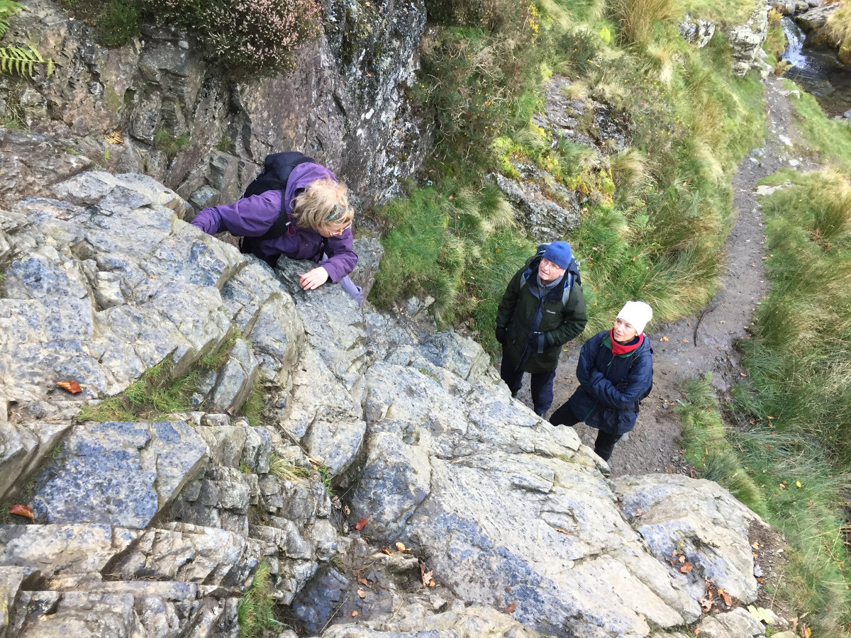 Blencathra Walk - Rock-climbing